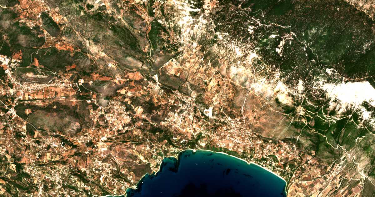 Carte satellite de Mousáta