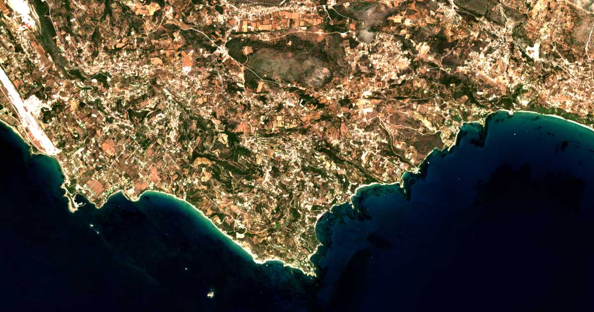 Carte satellite de Spartiá