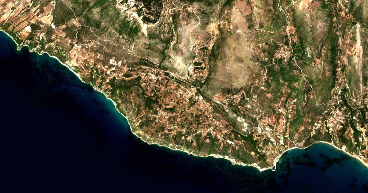 Carte satellite de Valeriános