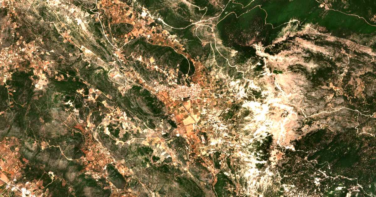 Carte satellite de Valsamáta