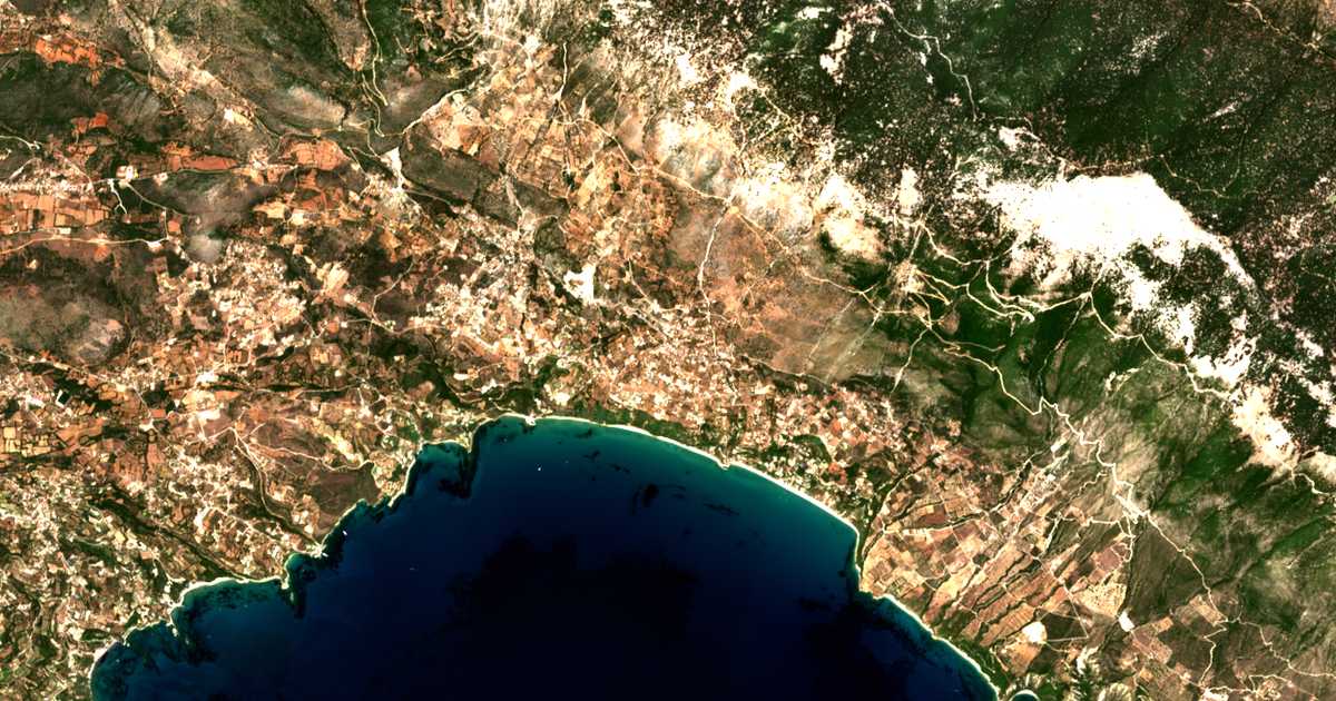 Carte satellite de Vlacháta