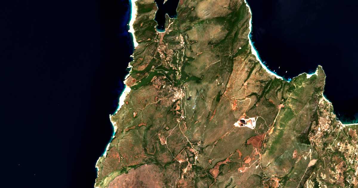 Carte satellite de Athéras