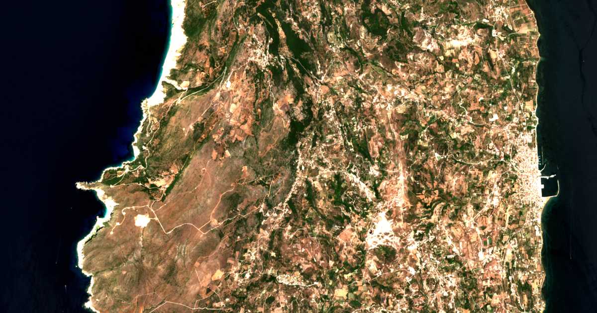 Carte satellite de Chavdáta