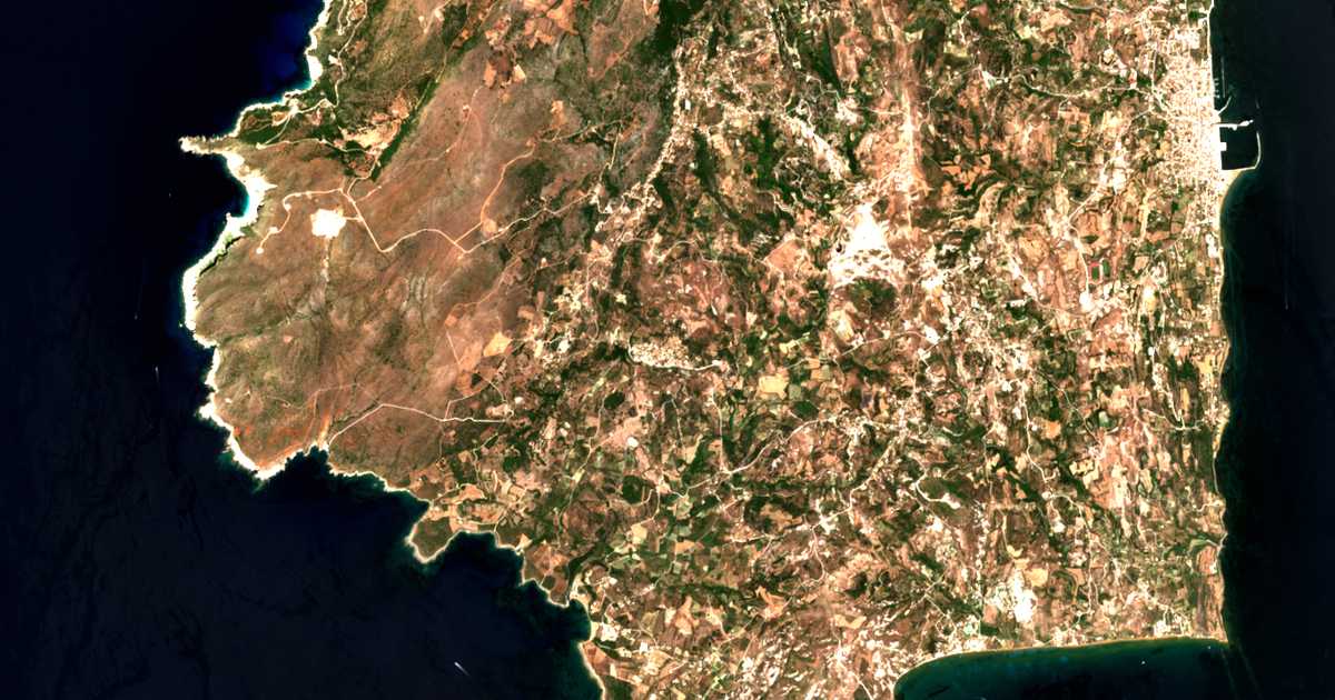 Carte satellite de Chavriáta