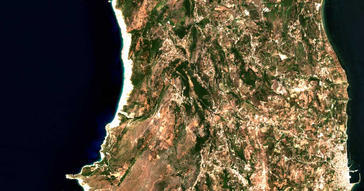 Carte satellite de Kaminaráta