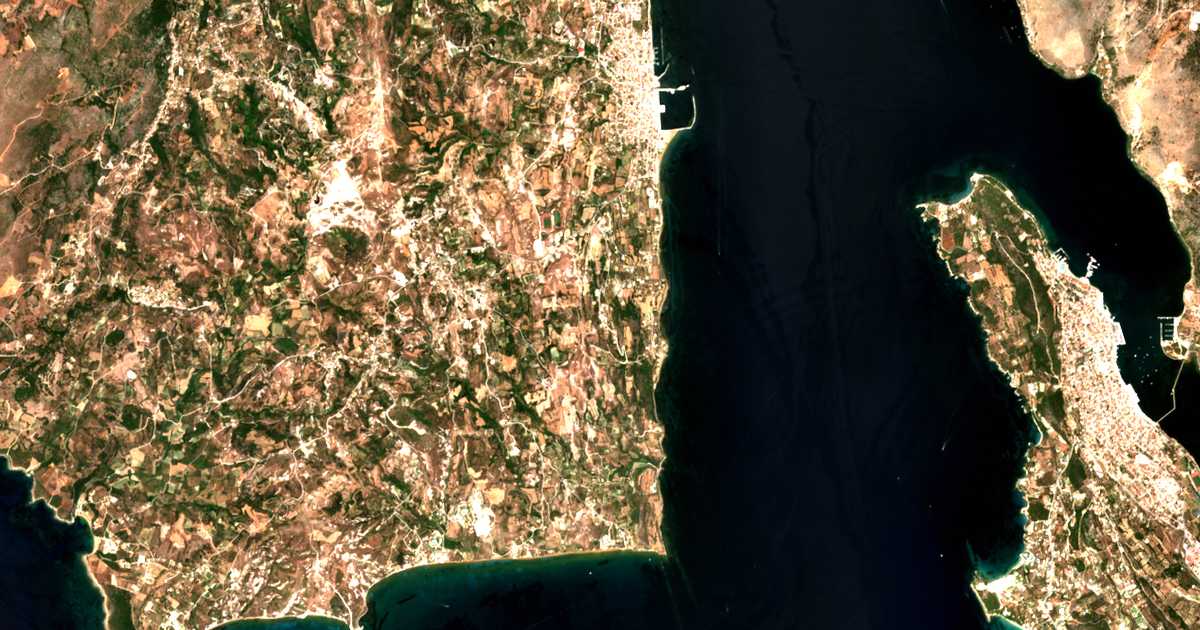 Carte satellite de Michalitsáta