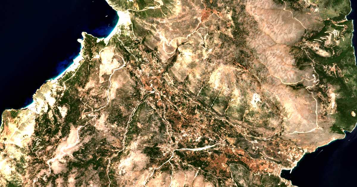 Carte satellite de Antipáta