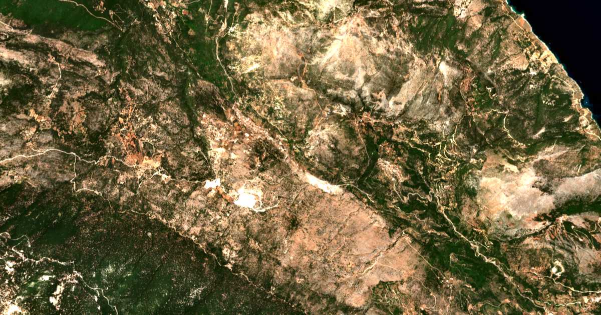 Carte satellite de Digaléto