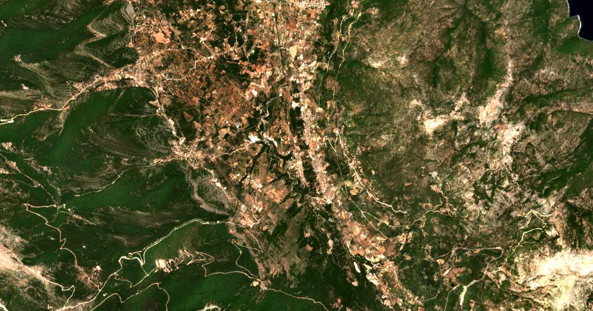 Carte satellite de Grizáta