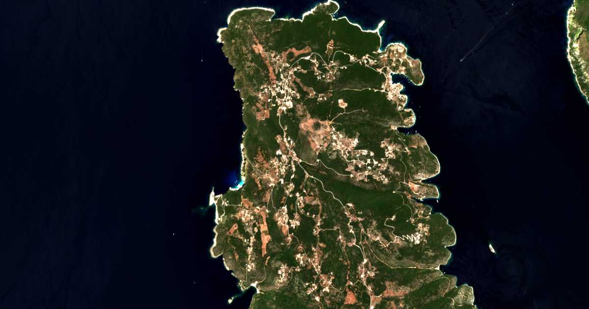 Carte satellite de Mánganos