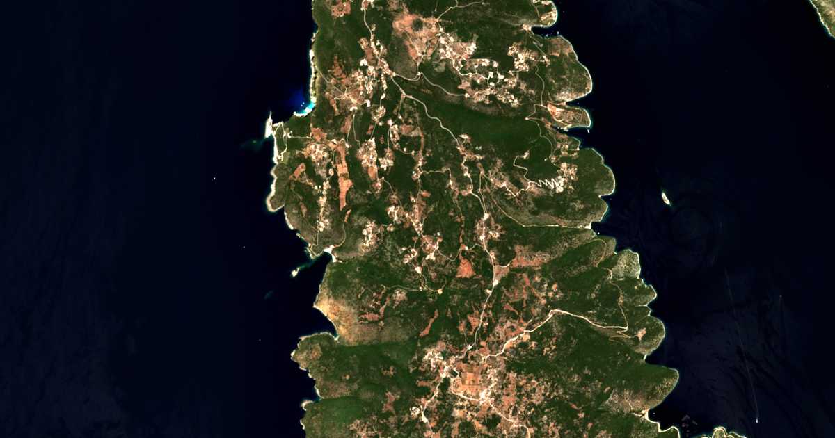 Carte satellite de Markouláta