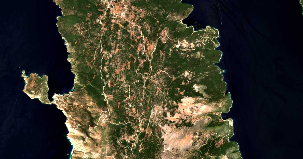 Carte satellite de Varý