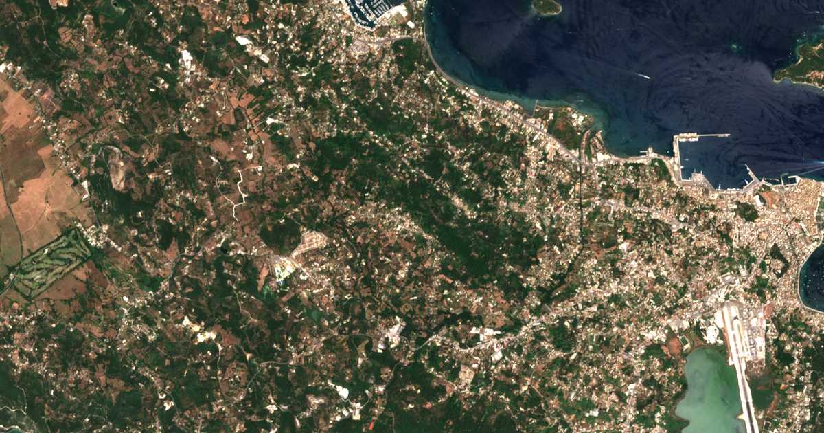 Carte satellite de Áfra