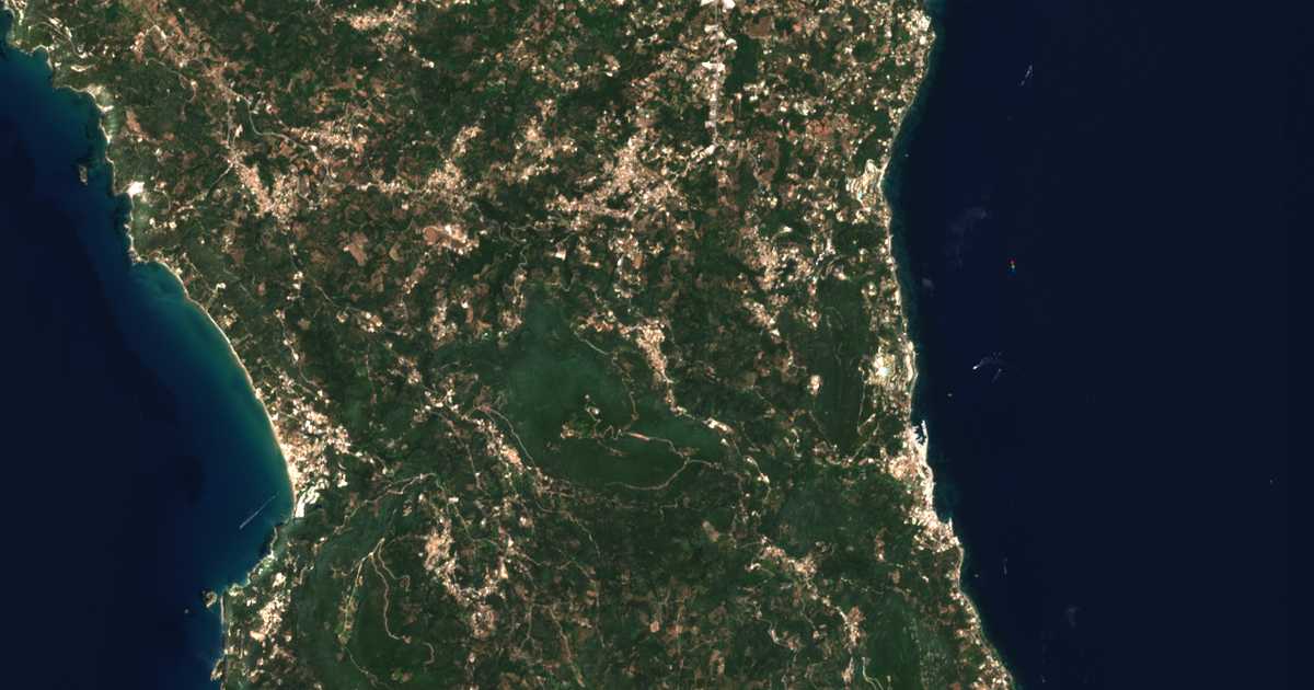 Carte satellite de Ágii Déka