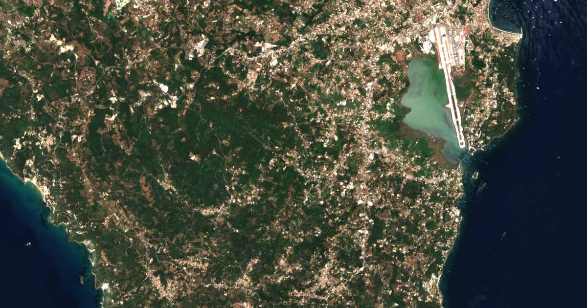 Carte satellite de Ágios Geórgios