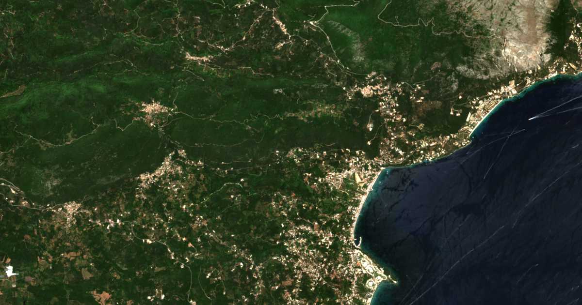 Carte satellite de Ágios Márkos