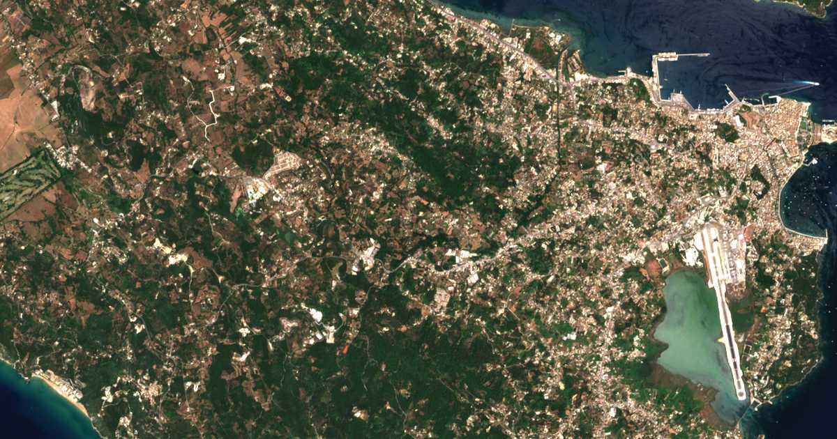 Carte satellite de Ágios Vlásios