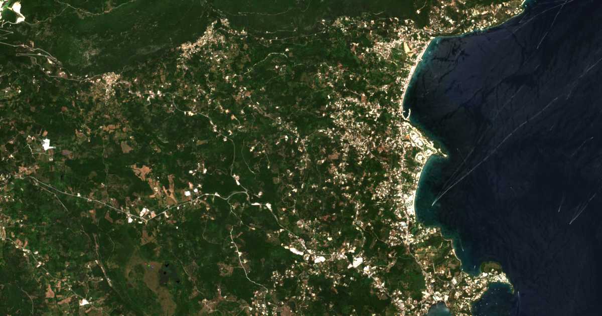 Carte satellite de Ágios Vassílios