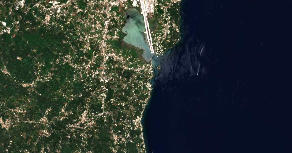 Carte satellite de Pérama