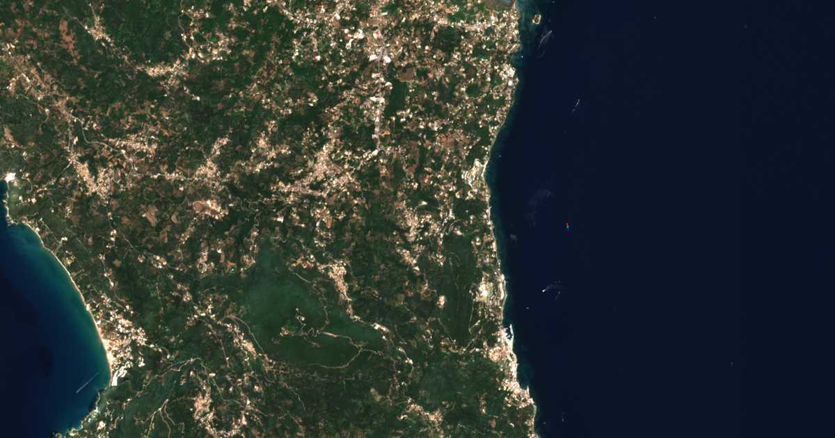Carte satellite de Agrós