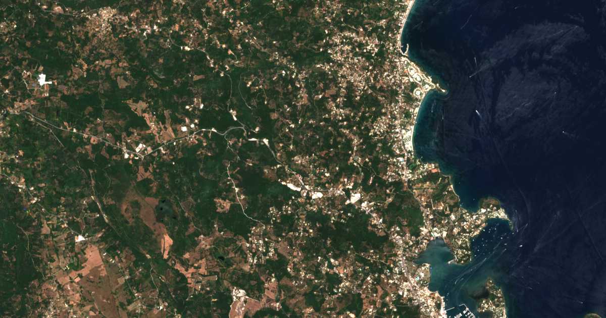 Carte satellite de Gazátika