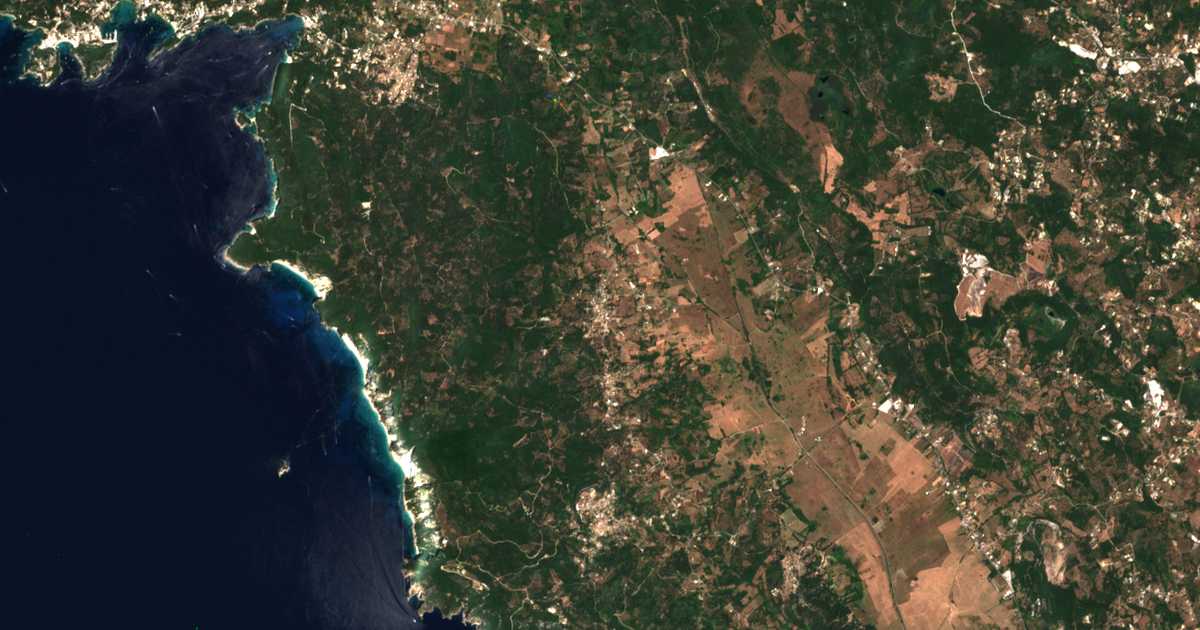 Carte satellite de Kanakádes