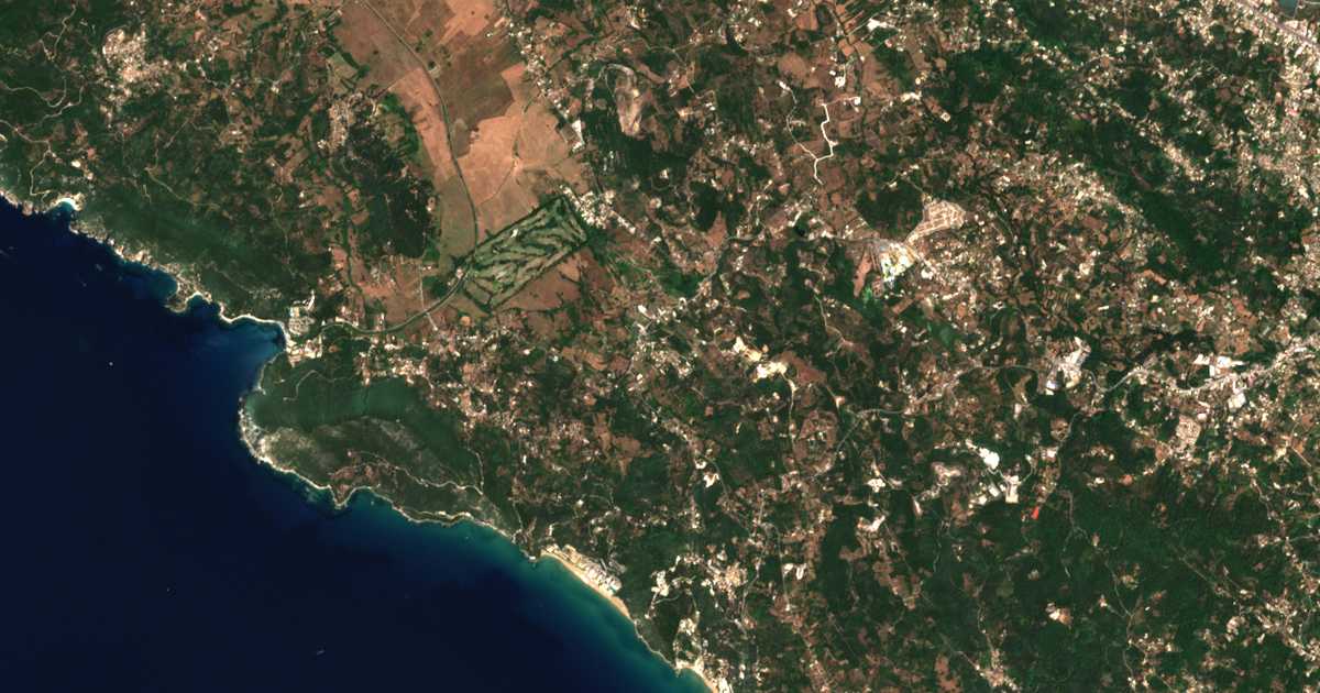 Carte satellite de Kokkíni