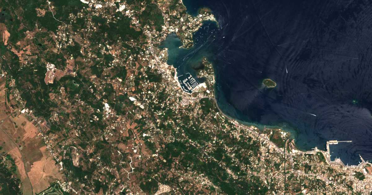 Carte satellite de Kondókali