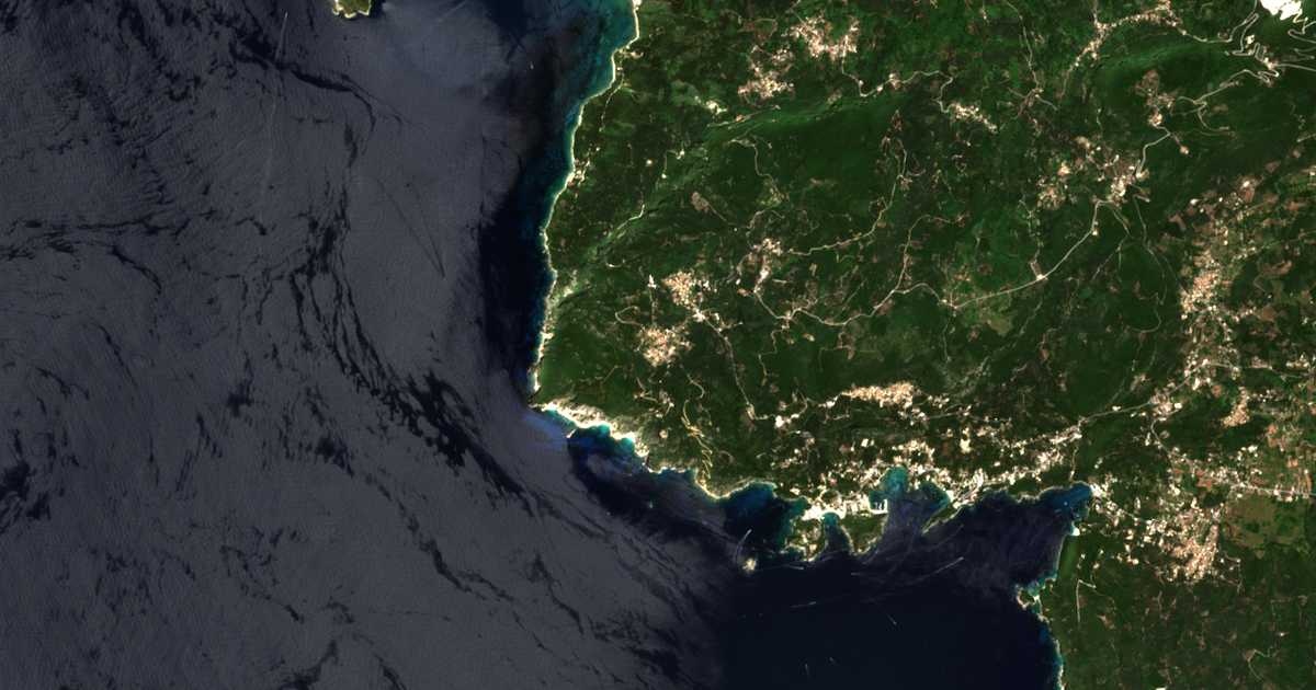 Carte satellite de Kríni