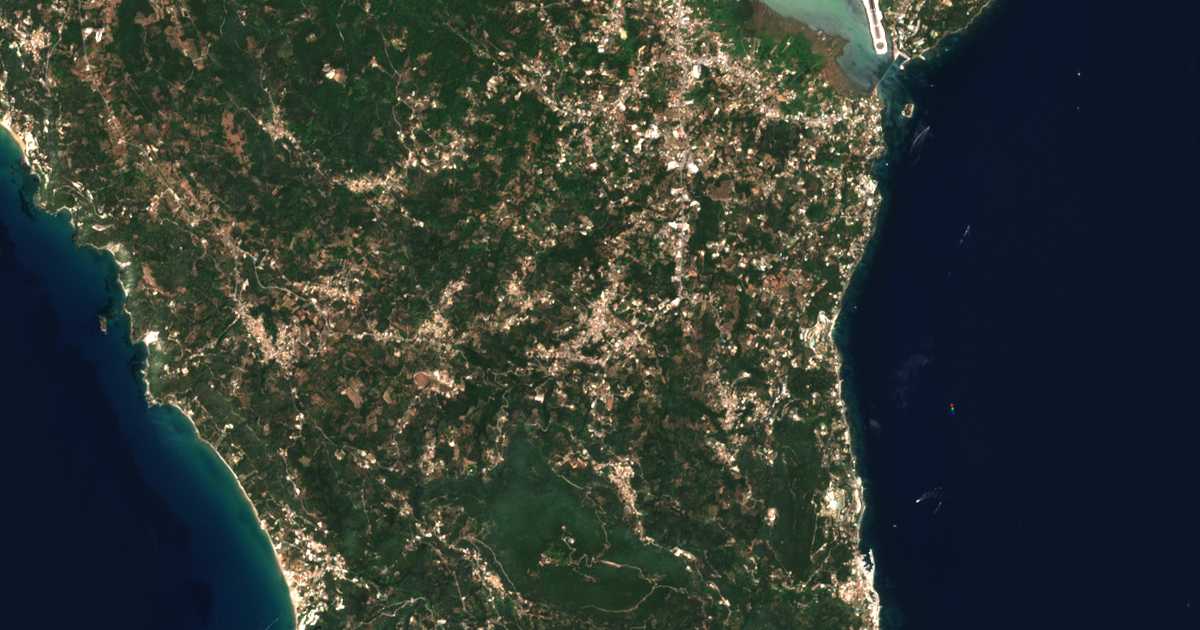 Carte satellite de Kynopiástes