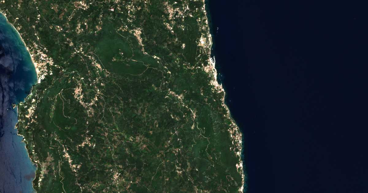 Carte satellite de Loukáta