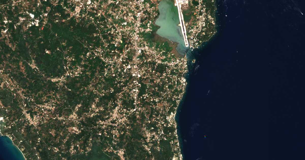 Carte satellite de Pikoulátika