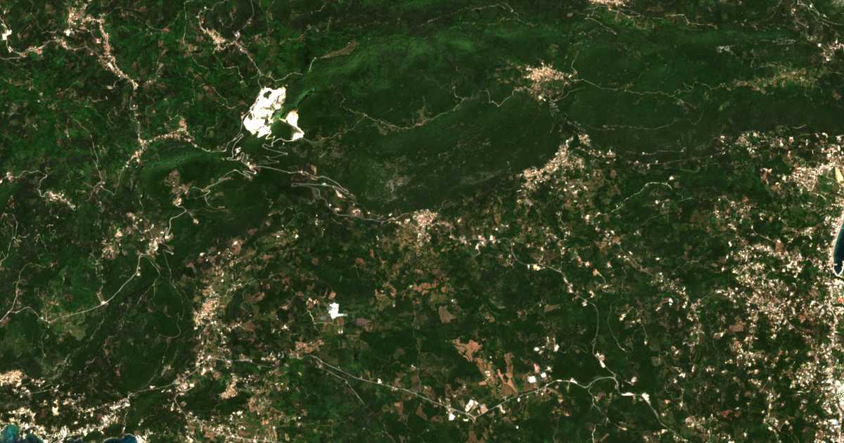 Carte satellite de Skriperó