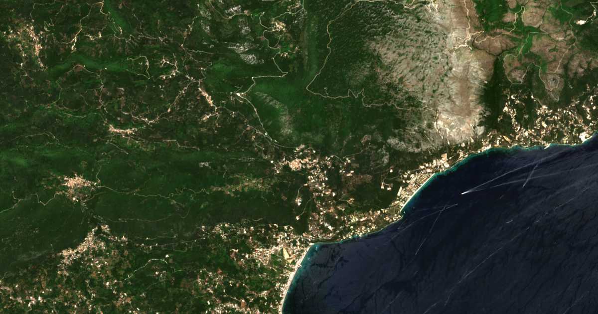Carte satellite de Spartýlas