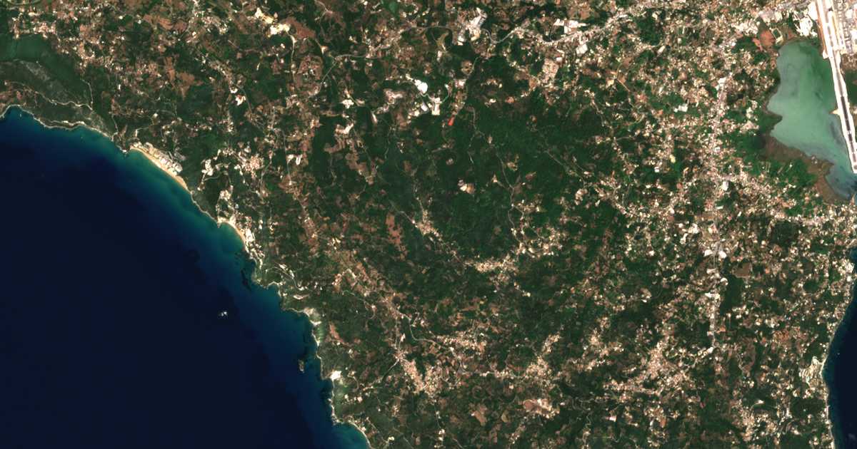 Carte satellite de Varypatádes