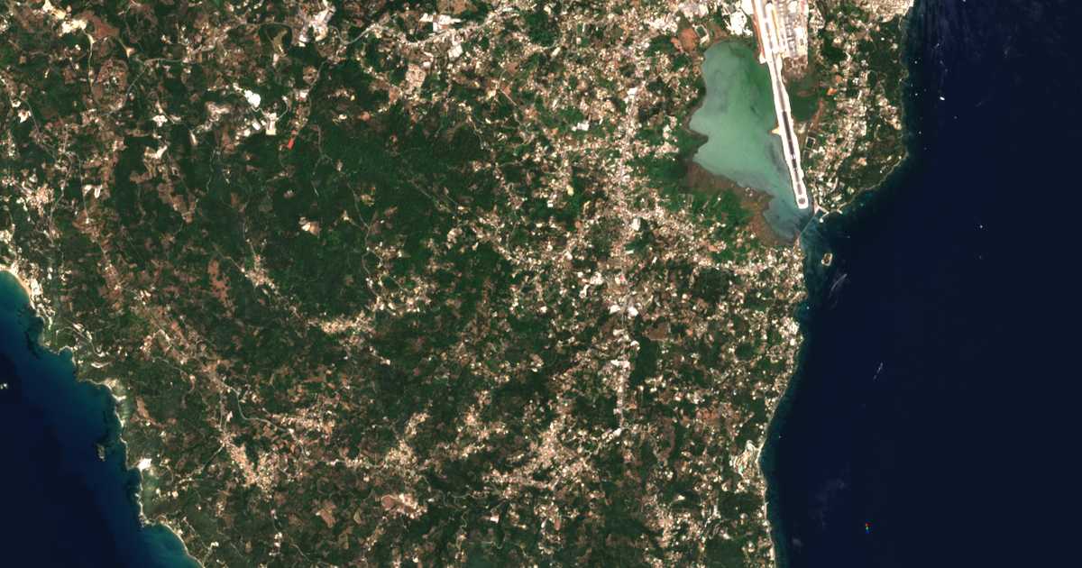 Carte satellite de Virós