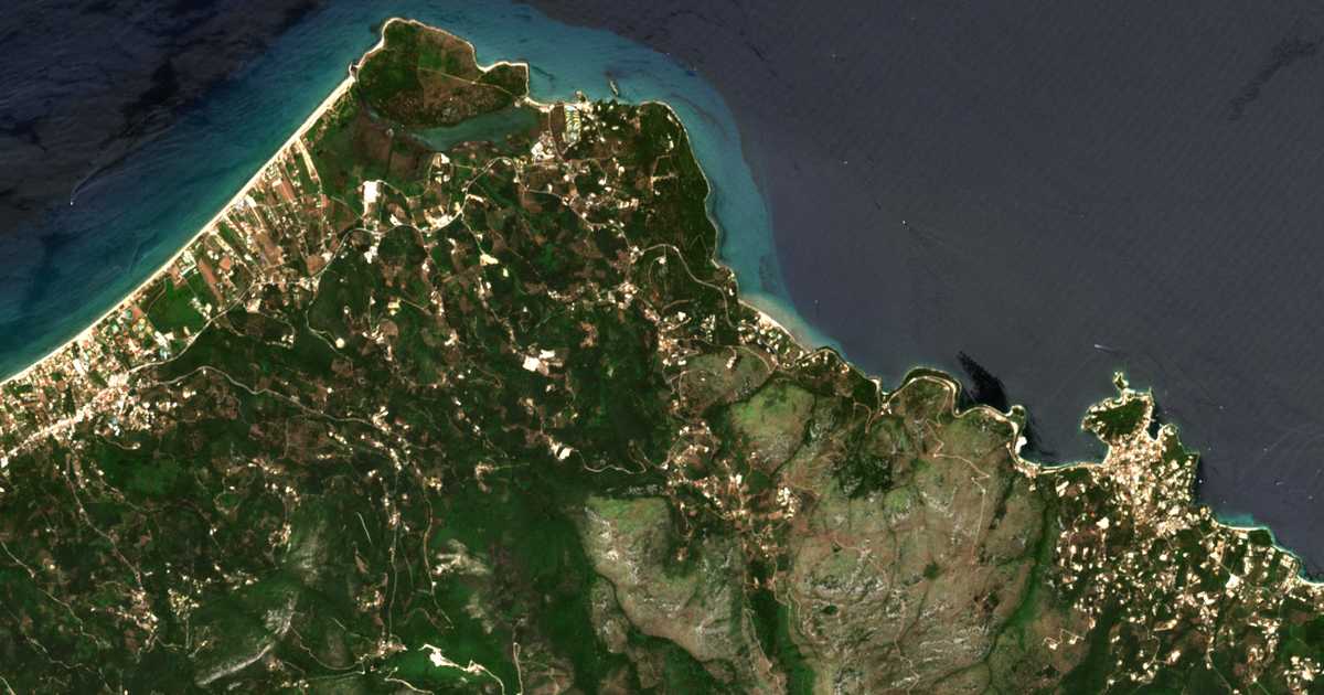 Carte satellite de Ágios Ilías