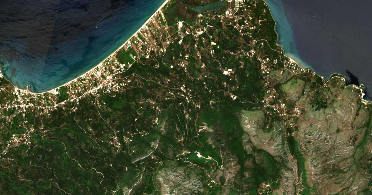 Carte satellite de Ágios Martínos