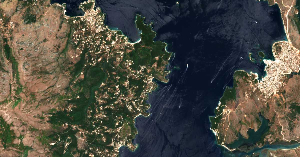 Carte satellite de Ágios Stéfanos