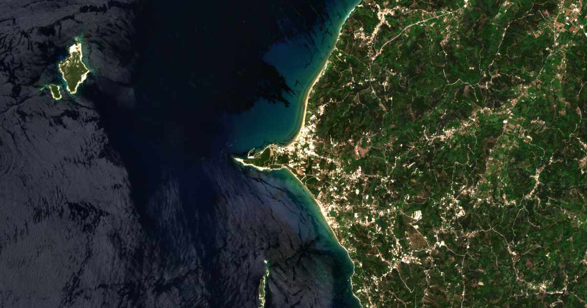 Carte satellite de Ágios Stéfanos