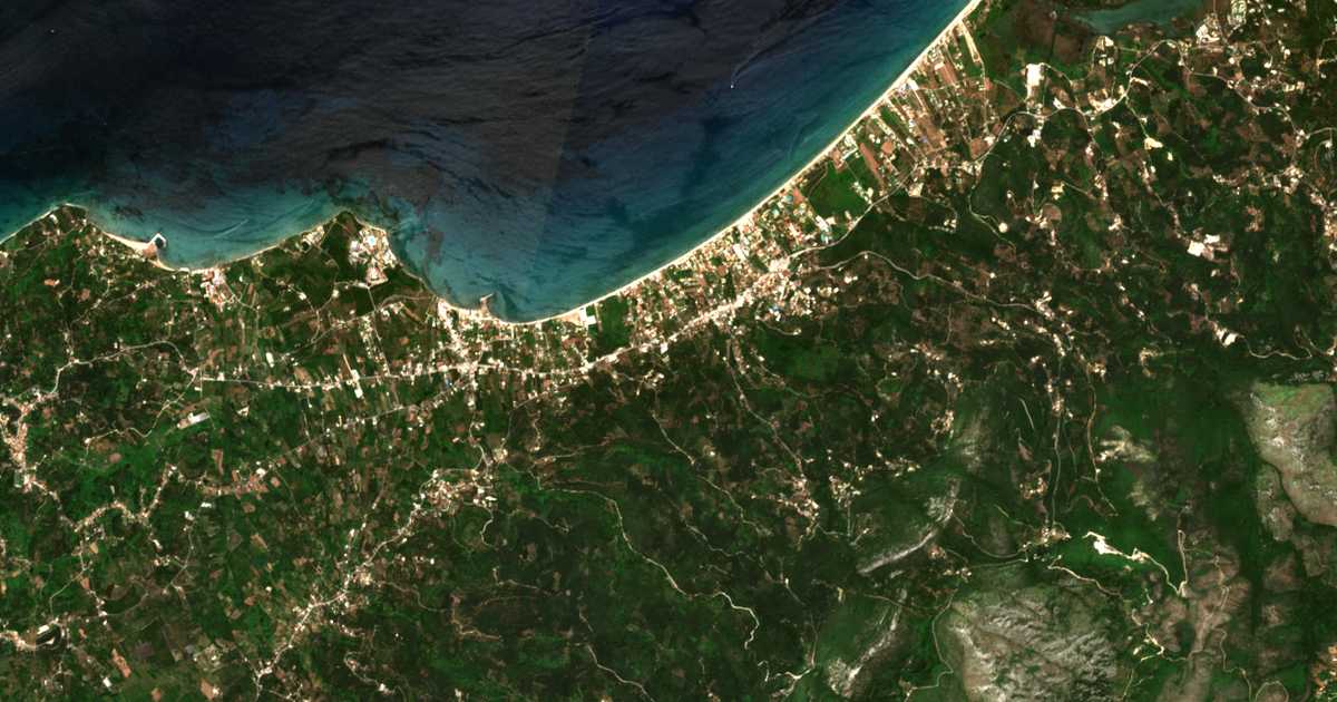 Carte satellite de Ágios Stéfanos