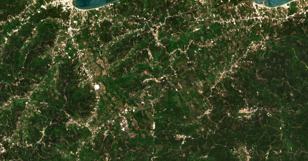 Carte satellite de Agrafí