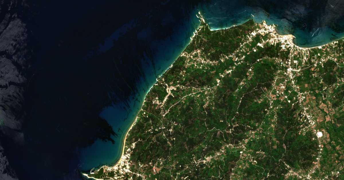 Carte satellite de Avliótes
