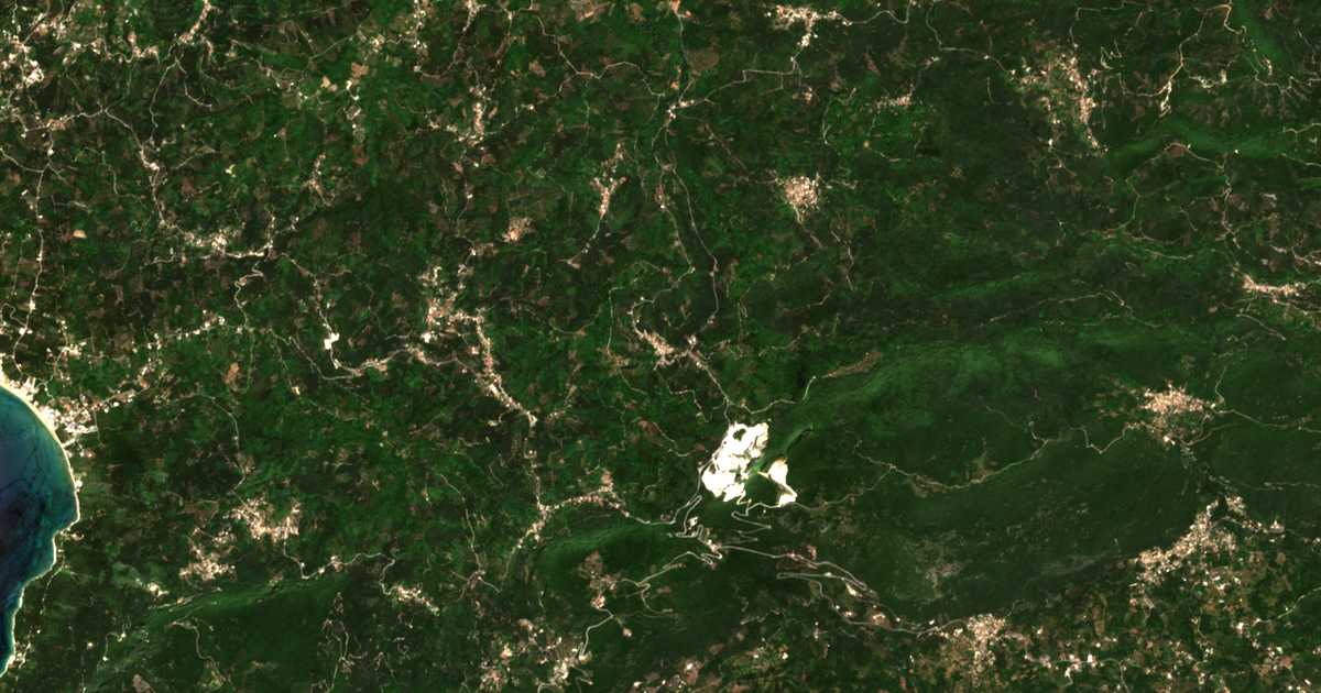 Carte satellite de Chorepískopi