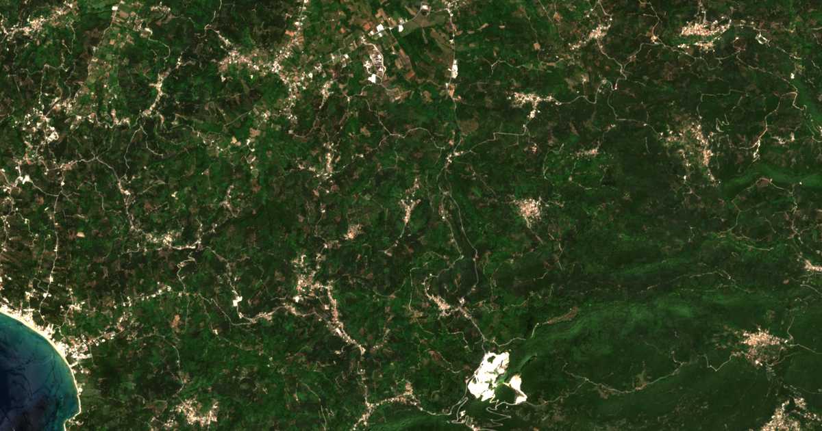 Carte satellite de Drosáto