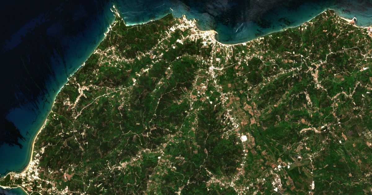 Carte satellite de Gousádes