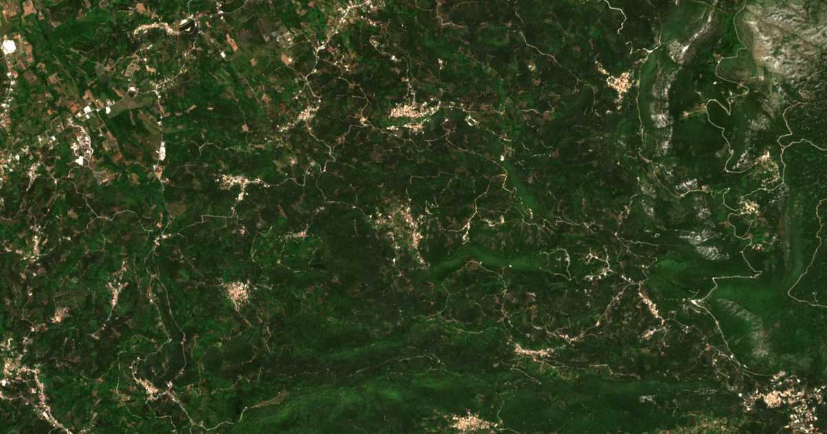 Carte satellite de Klimatiá