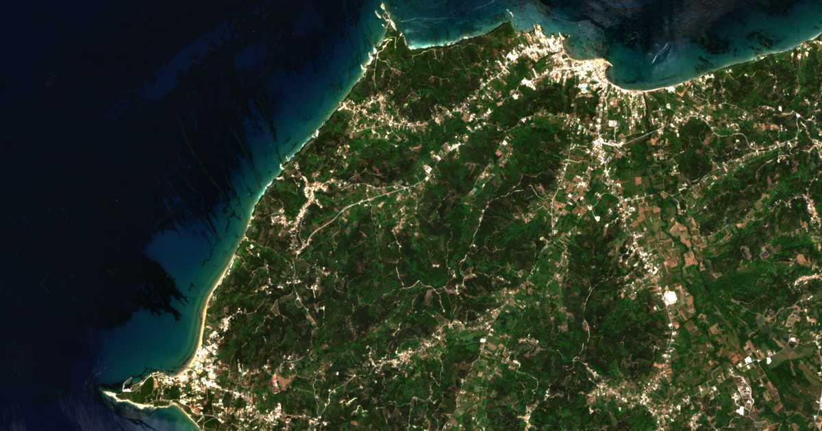 Carte satellite de Kouknikádes