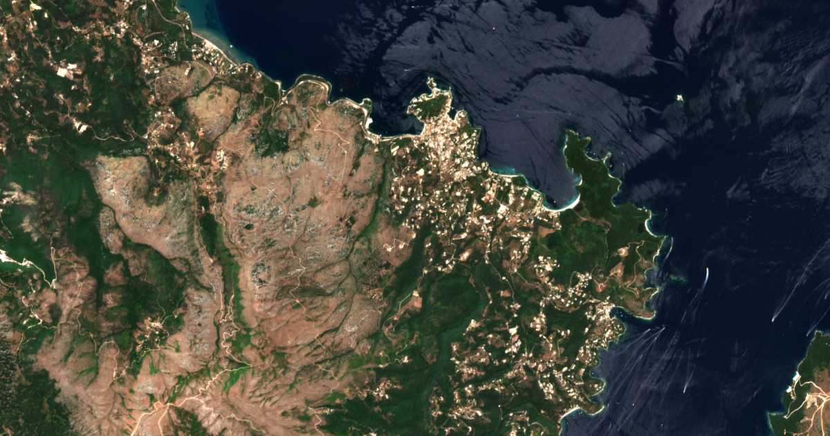 Carte satellite de Lithiasménos
