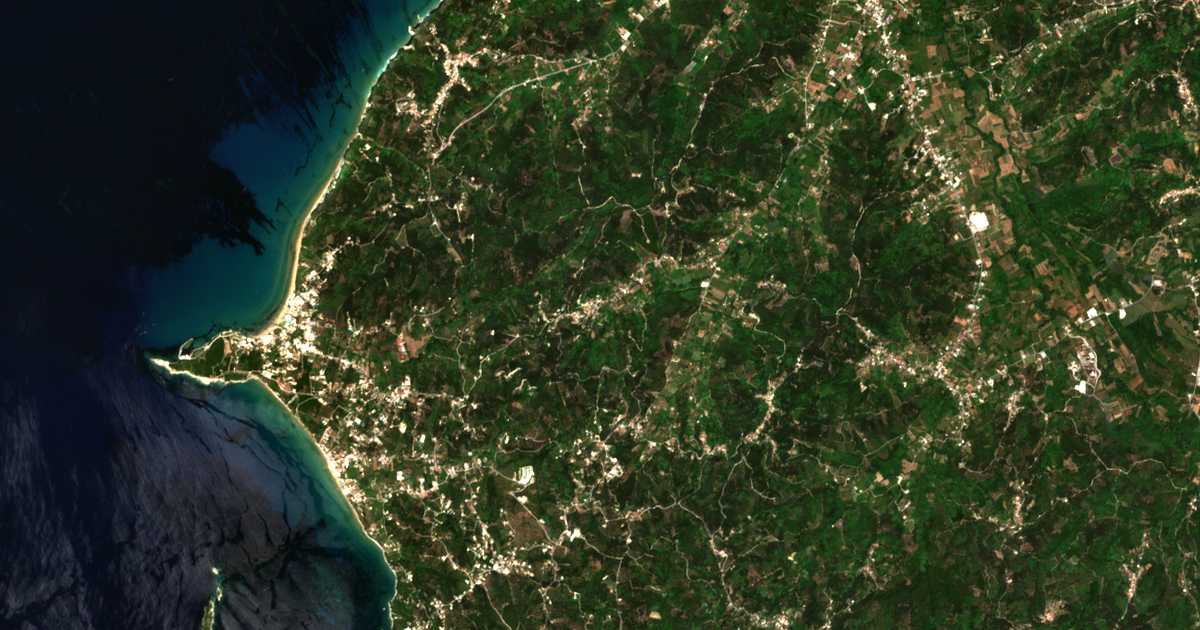 Carte satellite de Magouládes